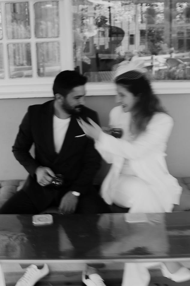 Kafede bir an, dış çekim